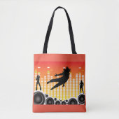 dansers en luidsprekers tote bag (Voorkant)