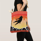 dansers en luidsprekers tote bag