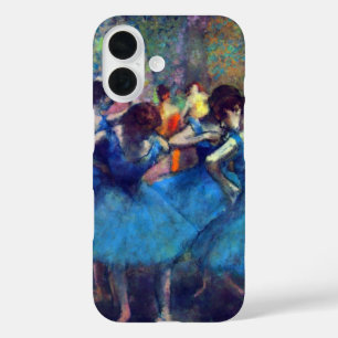 Dansers in Blauw door Edgar Degas, Vintage Balletk iPhone 16 Hoesje
