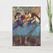 Dansers in Blauw Kaart (Voorkant)