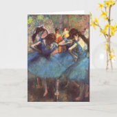 Dansers in Blauw Kaart (Gele Bloem)