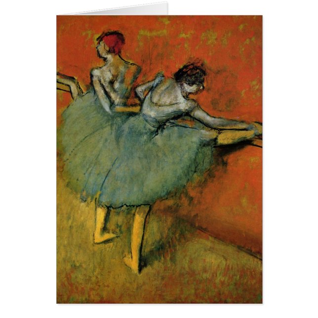 dansers in de bar door Edgar Germain Hilaire Degas (Voorkant)