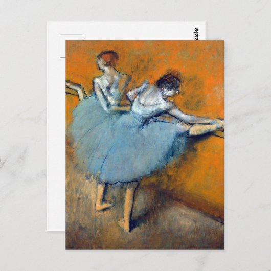 Dansers in de Barre, Edgar Degas Briefkaart (Voorkant / Achterkant)