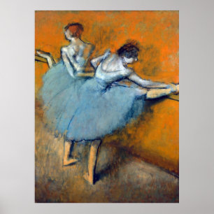 Dansers in de Barre, Edgar Degas Poster