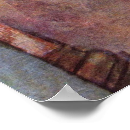 dansers in de Foyer - Edgar Degas - 1887 Poster (Hoek)