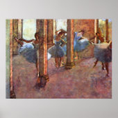 dansers in de Foyer - Edgar Degas - 1887 Poster (Voorkant)