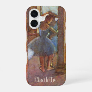 Dansers in de foyer, Edgar Degas, Vintage balletku iPhone 16 Hoesje