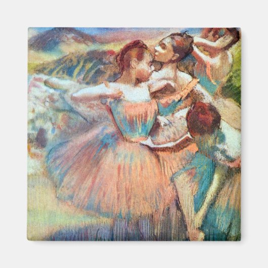 Dansers in een landschap van Edgar Degas Magneet (Voorkant)