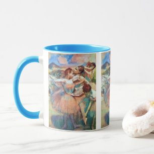 Dansers in een landschap van Edgar Degas Mok
