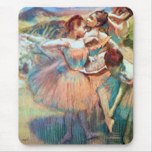 Dansers in een landschap van Edgar Degas Muismat