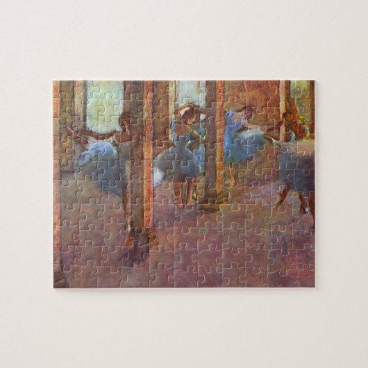 dansers in Foyer, Edgar Degas,  balletkunst Legpuzzel (Horizontaal)