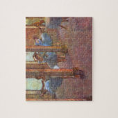 dansers in Foyer, Edgar Degas,  balletkunst Legpuzzel (Verticaal)