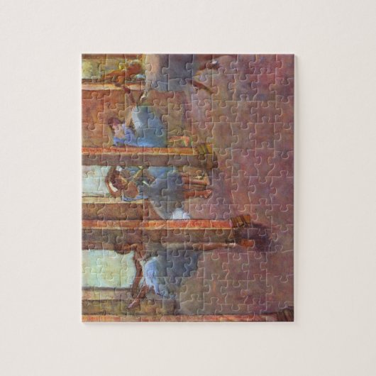 dansers in Foyer, Edgar Degas,  balletkunst Legpuzzel (Verticaal)