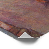 dansers in Foyer, Edgar Degas,  balletkunst Poster (Hoek)