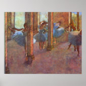 dansers in Foyer, Edgar Degas,  balletkunst Poster (Voorkant)