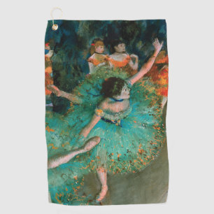 Dansers in Groen door Edgar Degas Golfhanddoek
