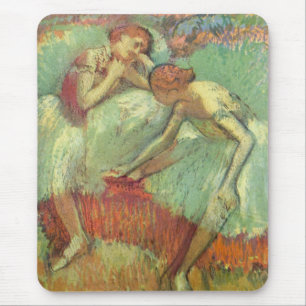 Dansers in het groen door Edgar Degas, Vintage Bal Muismat