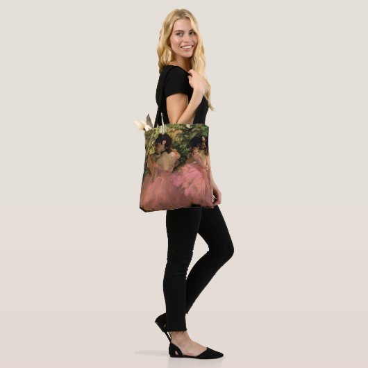 Dansers in Roze Degas Tote Bag (Op model)