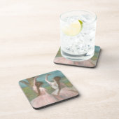 Dansers in Roze Edgar Degas Bier Onderzetter (Rechterzijde)