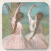 Dansers in Roze Edgar Degas Bier Onderzetter (Voorkant)