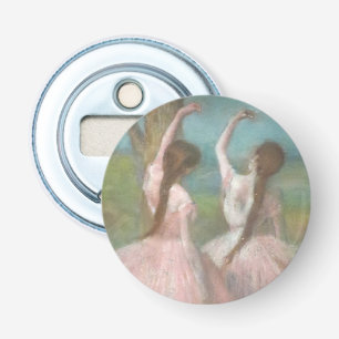 Dansers in Roze Edgar Degas Button Flesopener