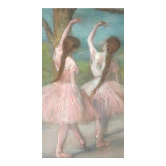 Dansers in Roze Edgar Degas Foto Afdruk (Voorkant)