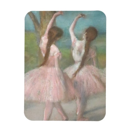 Dansers in Roze Edgar Degas Magneet (Verticaal)