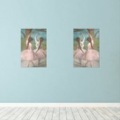 Dansers in Roze Edgar Degas Muurkunst Sets (Houten vloer)