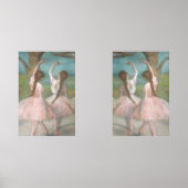 Dansers in Roze Edgar Degas Muurkunst Sets (Voorkant)