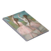 Dansers in Roze Edgar Degas Notitieboek (Rechterzijde)