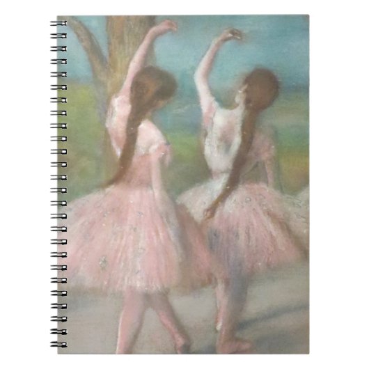 Dansers in Roze Edgar Degas Notitieboek (Voorkant)