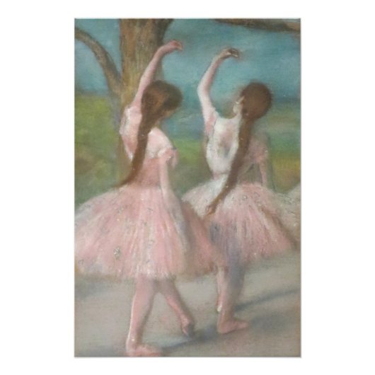 Dansers in Roze Edgar Degas Perfect Poster (Voorkant)