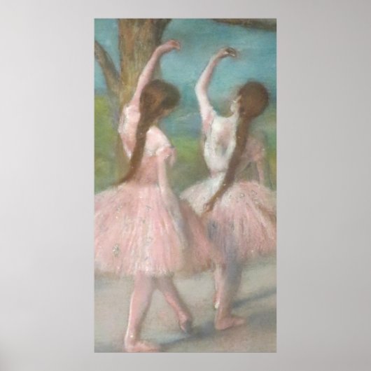 Dansers in Roze Edgar Degas Poster (Voorkant)