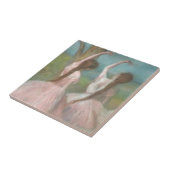 Dansers in Roze Edgar Degas Tegeltje (Zijkant)