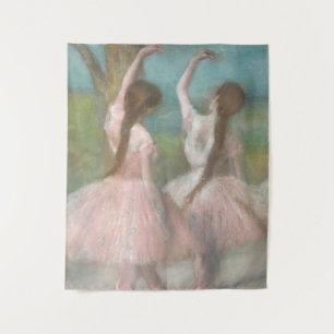 Dansers in Roze Edgar Degas Wandkleed