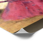 dansers in roze in de ogen van Edgar Degas Poster (Hoek)