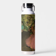 Dansers in roze waterfles