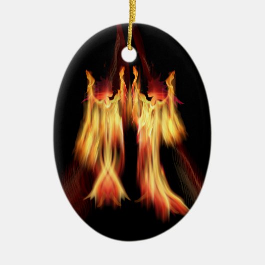dansers keramisch ornament (Voorkant)