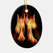 dansers keramisch ornament (Achterkant)