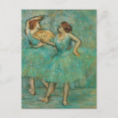 Dansers met een fan Edgar Degas Briefkaart (Voorkant)