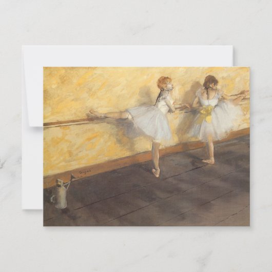 dansers op de balie door Edgar Degas,  ballet (Voorkant)