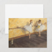 dansers op de balie door Edgar Degas,  ballet (Voorkant / Achterkant)