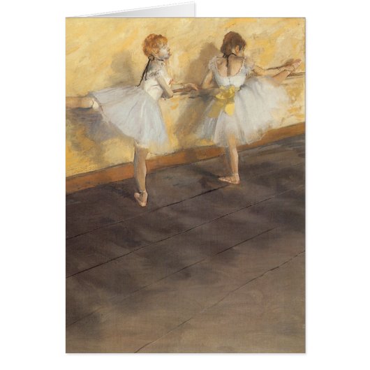 dansers op de balie door Edgar Degas,  ballet (Voorkant)