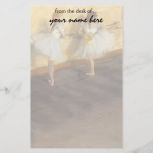 dansers op de balie door Edgar Degas,  ballet Briefpapier