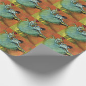 dansers op de balie door Edgar Degas,  ballet Cadeaupapier (Hoek)