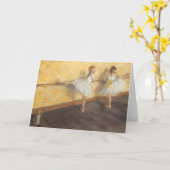 dansers op de balie door Edgar Degas,  ballet Kaart (Gele Bloem)