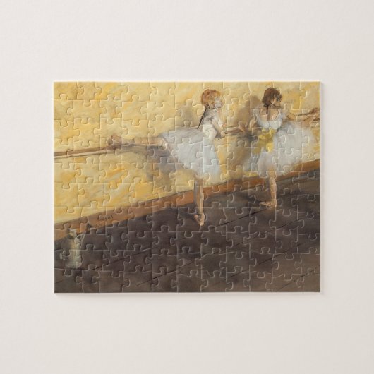 dansers op de balie door Edgar Degas,  ballet Legpuzzel (Horizontaal)