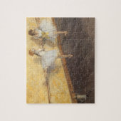 dansers op de balie door Edgar Degas,  ballet Legpuzzel (Verticaal)