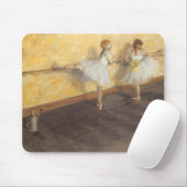 dansers op de balie door Edgar Degas,  ballet Muismat (Met muis)