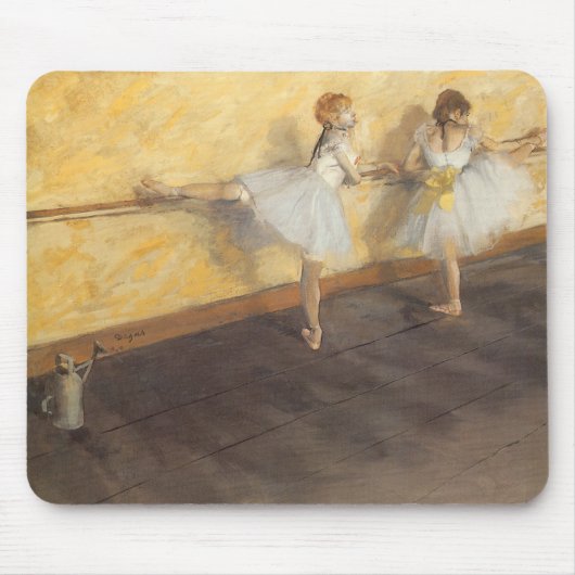 dansers op de balie door Edgar Degas,  ballet Muismat (Voorkant)